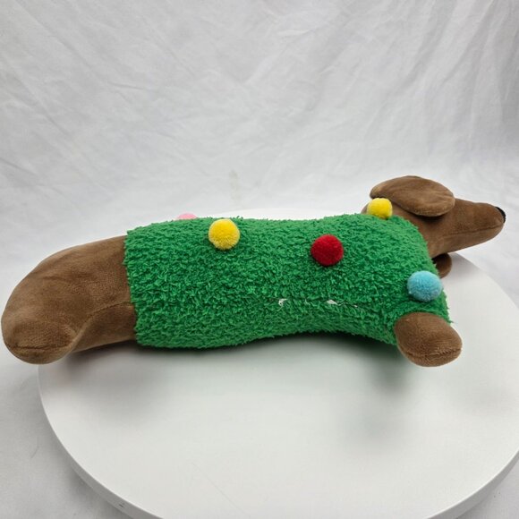 Target Wondershop 2023 Dog Christmas Sweater Novelty Throw Pillow Dachshund - Picture 3 of 3